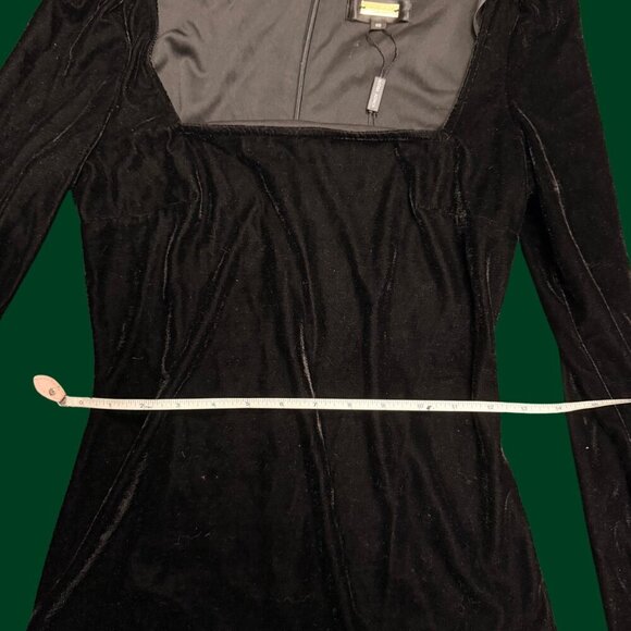 🖤 Alexia Admor Velvet Square Neck Long Sleeve Mini Dress (Size S) - Picture 5 of 10